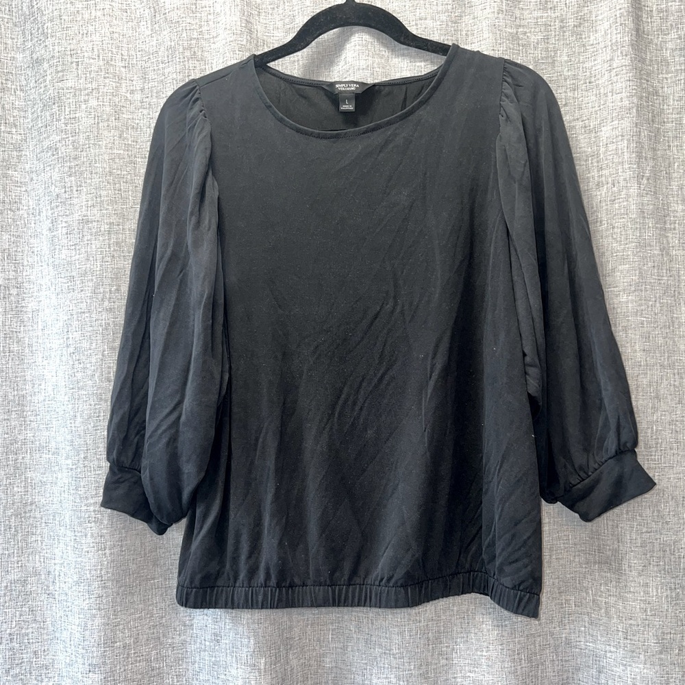 Women's Simply Vera Wang Top large